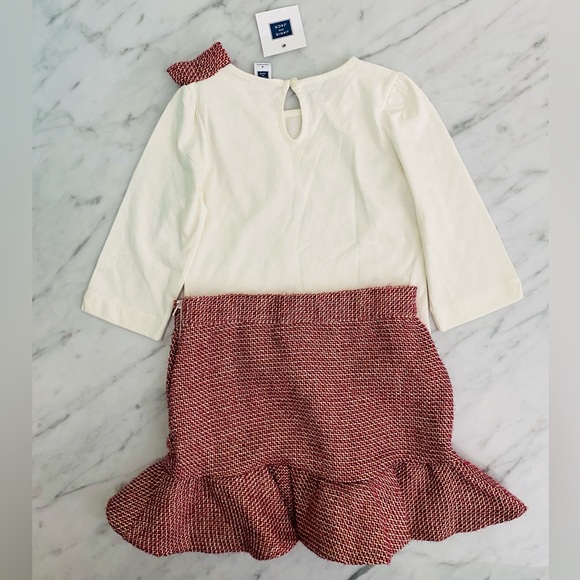 Janie and Jack Matching Skirt & Top - Picture 2 of 10